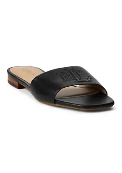 Everley Calfskin Slide Sandals