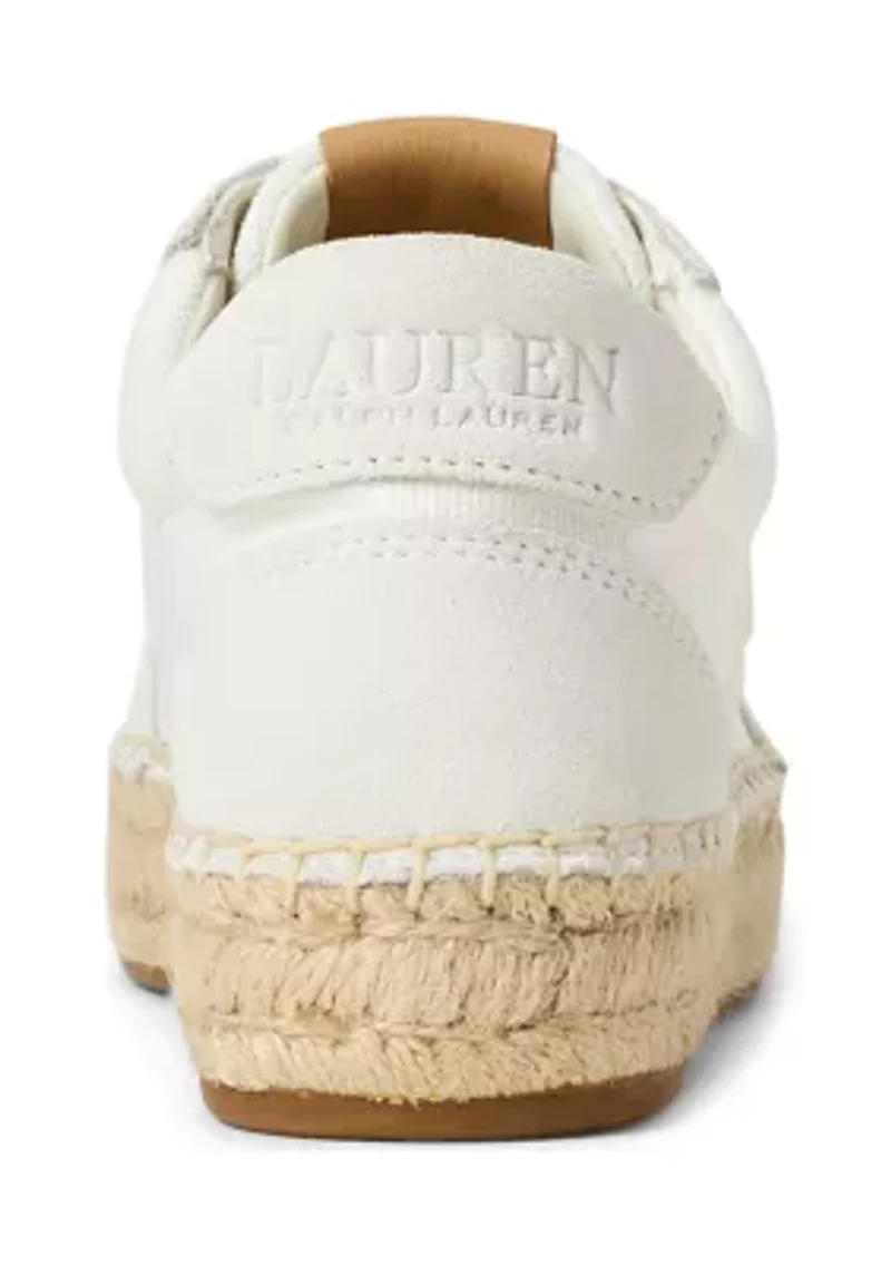 Luize Canvas & Suede Espadrille Sneakers