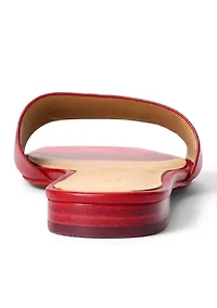 Everley Nappa Leather Slide Sandals