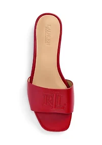 Everley Nappa Leather Slide Sandals