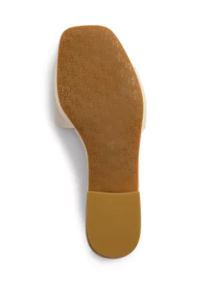 Everley Nappa Leather Slide Sandals