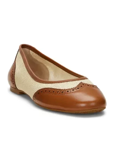 Jayna Wingtip Ballet Flats