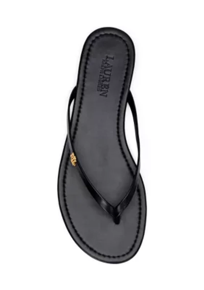 Raquel Leather Flip Flop Sandals