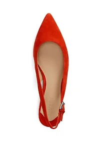 Londyn Suede Slingback Flats