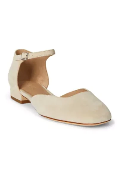 Emellie Suede Mary Jane Flats