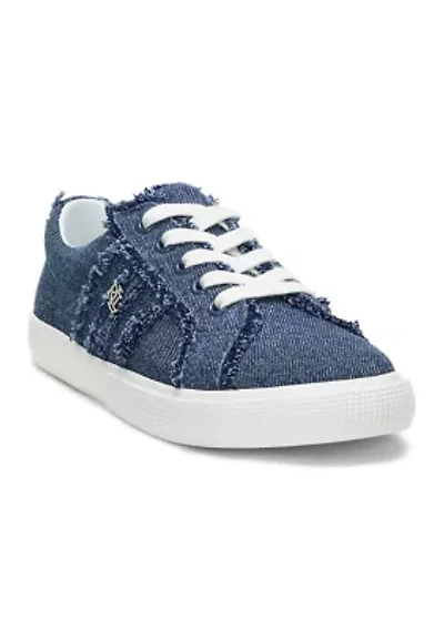 Janson Frayed Denim Sneakers