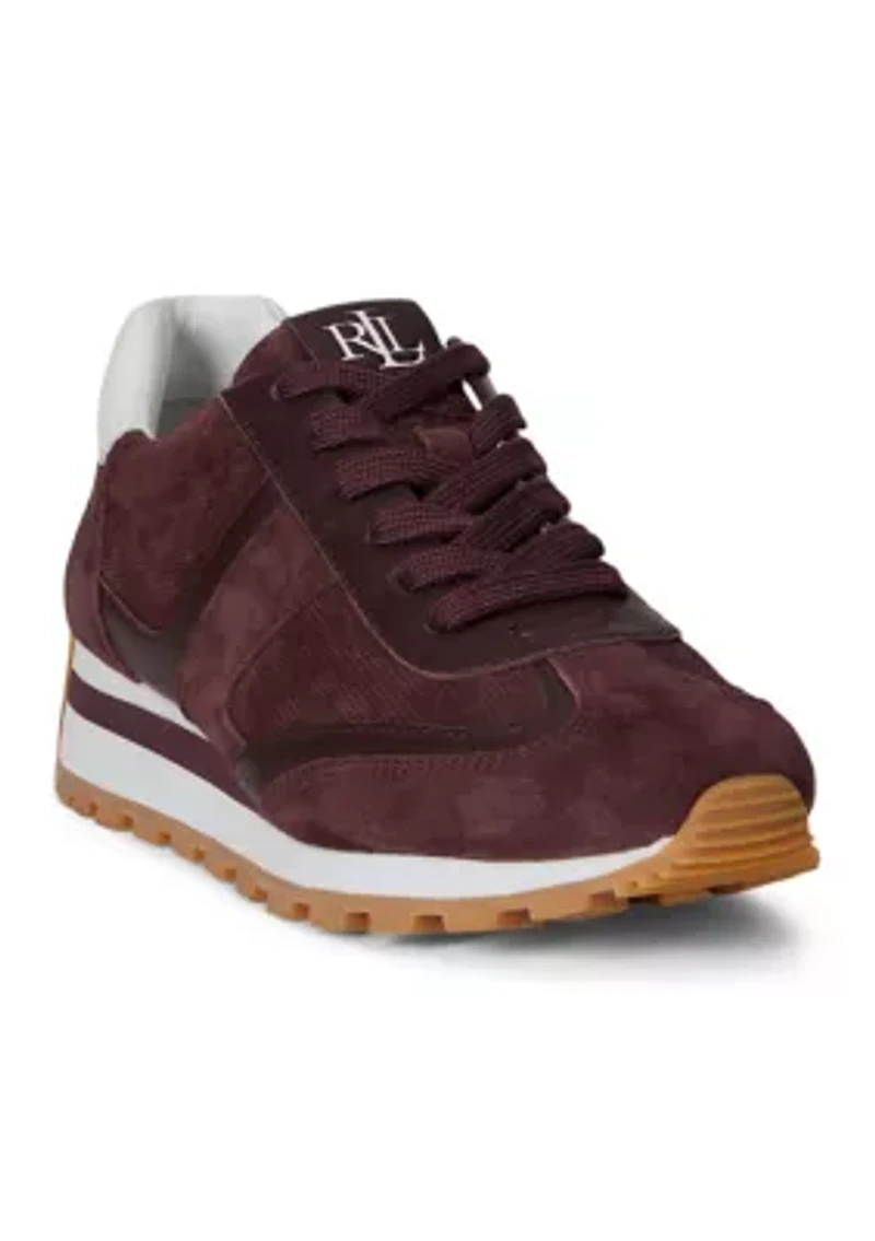 Dani Perforated Suede Sneakers