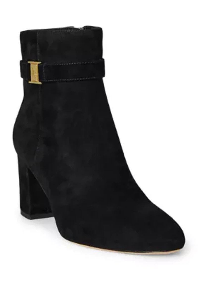 Kellie Suede Bootie Heels
