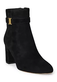 Kellie Suede Bootie Heels