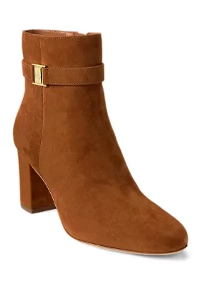 Kellie Suede Bootie Heels