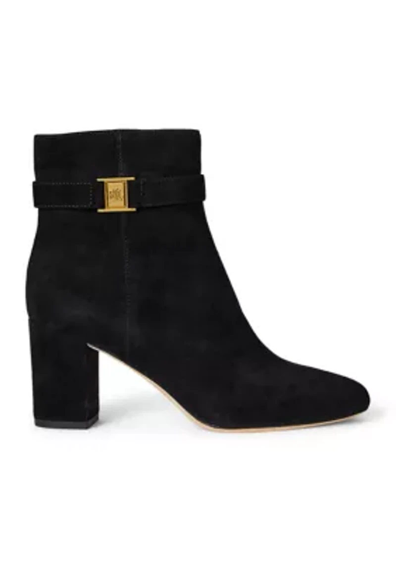 Kellie Suede Bootie Heels