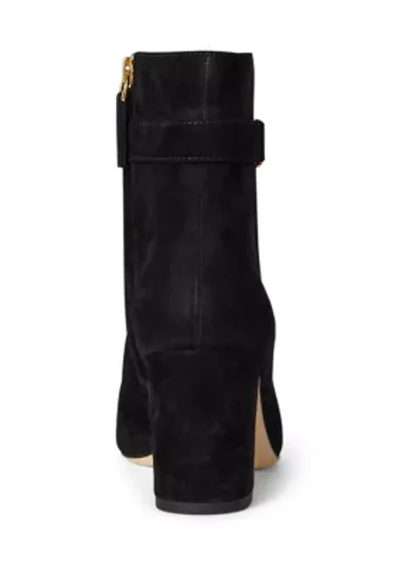 Kellie Suede Bootie Heels