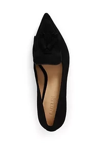 Adrienne Suede Kiltie Pump
