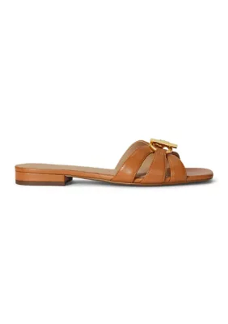 Blaike Cross-Dyed Canvas Slide Sandal