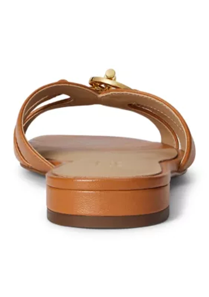 Blaike Cross-Dyed Canvas Slide Sandal