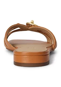 Blaike Cross-Dyed Canvas Slide Sandal