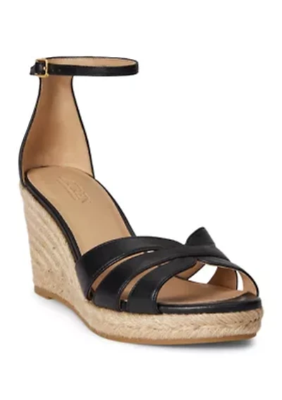 Nellie Nappa Leather Espadrille