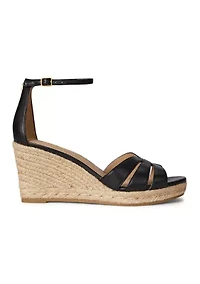 Nellie Nappa Leather Espadrille