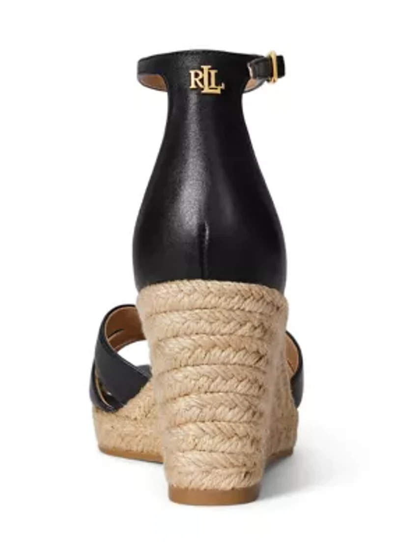 Nellie Nappa Leather Espadrille