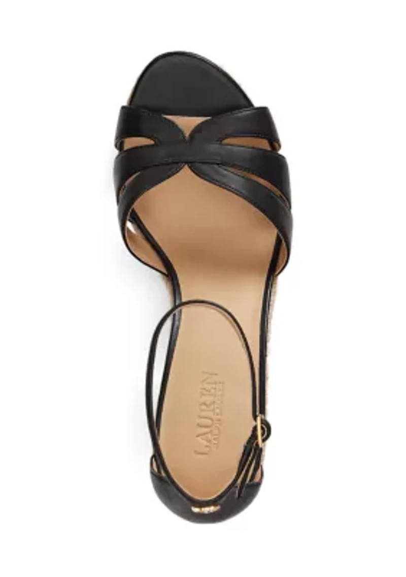 Nellie Nappa Leather Espadrille