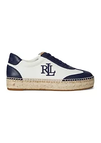 Luize Canvas & Nappa Espadrille Sneakerw