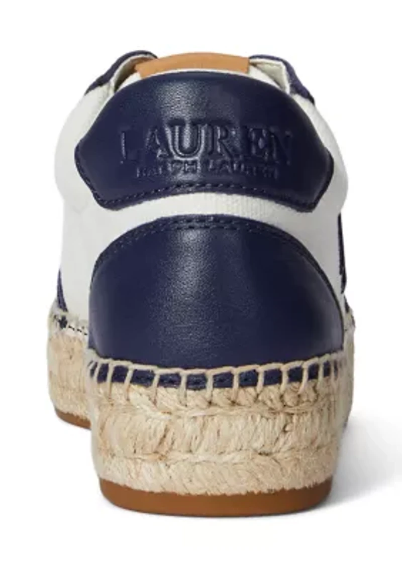 Luize Canvas & Nappa Espadrille Sneakerw