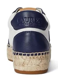 Luize Canvas & Nappa Espadrille Sneakerw