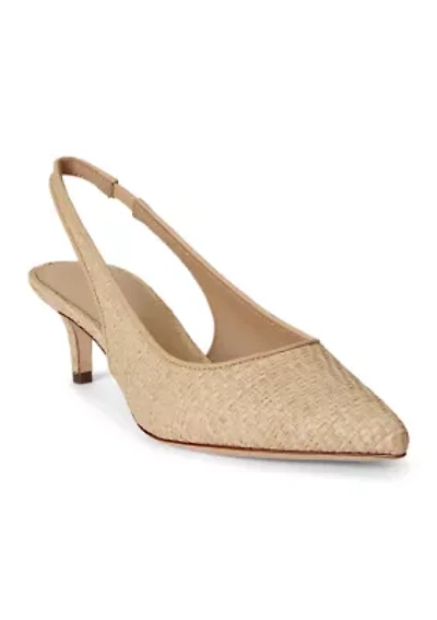 Lolah II Mesh & Nappa Slingback Pump