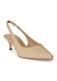 Lolah II Mesh & Nappa Slingback Pump