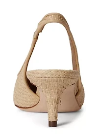 Lolah II Mesh & Nappa Slingback Pump