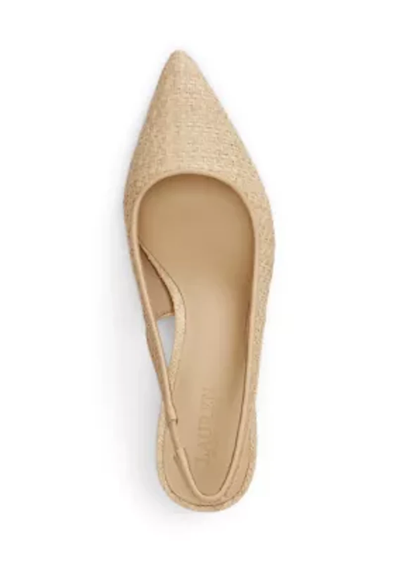 Lolah II Mesh & Nappa Slingback Pump