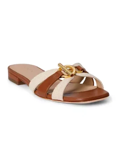 Blaike Nappa Leather Slide Sandal