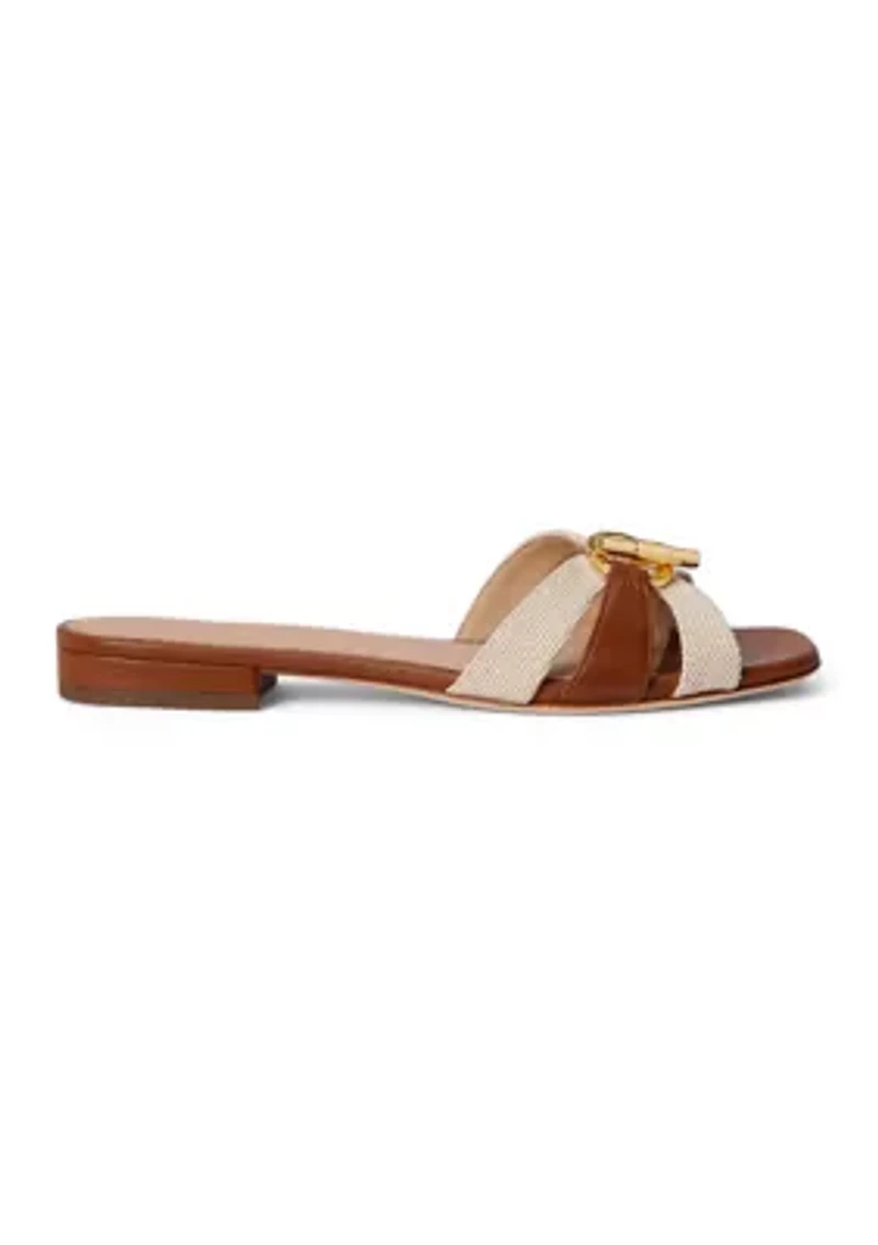 Blaike Nappa Leather Slide Sandal