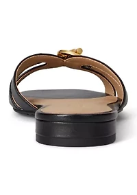 Blaike Nappa Leather Slide Sandal