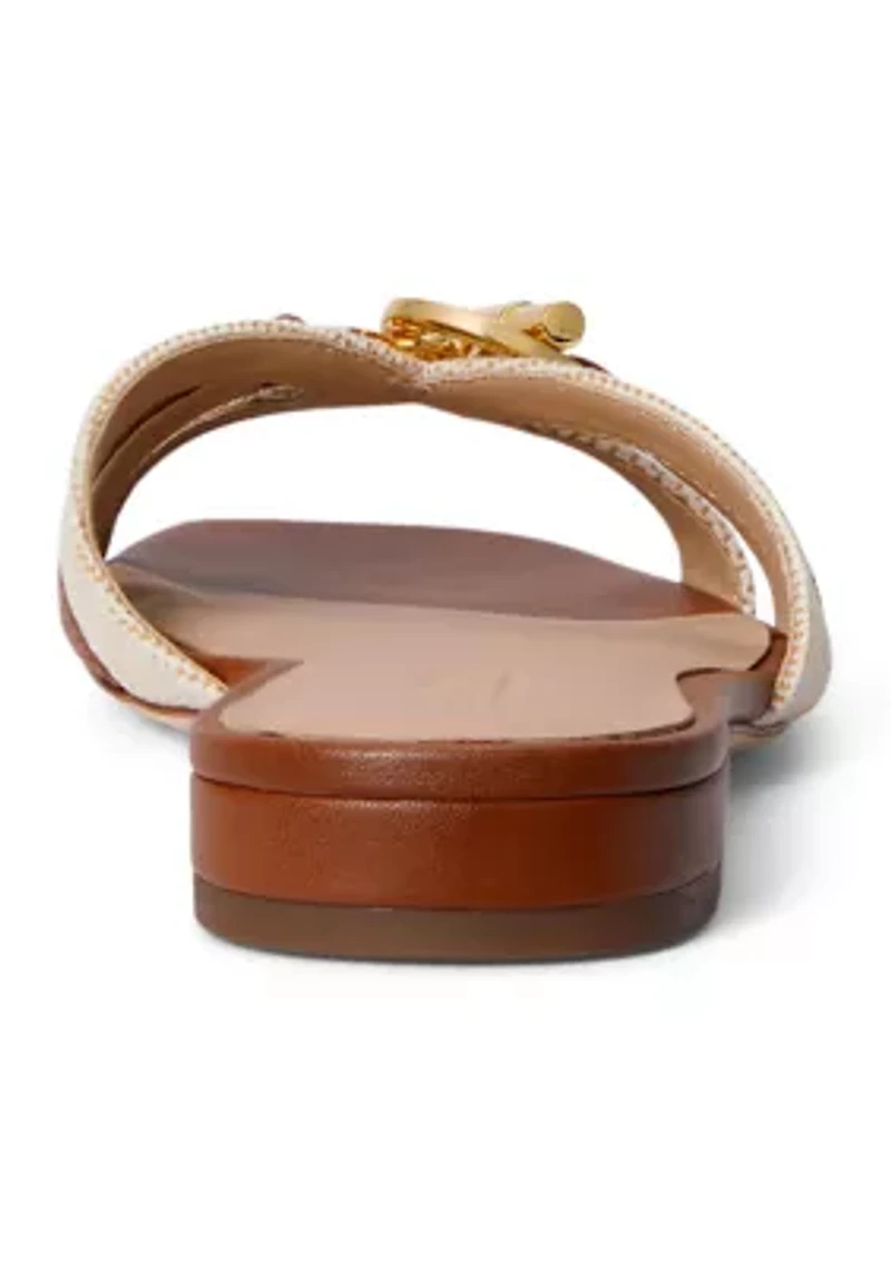 Blaike Nappa Leather Slide Sandal