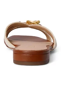 Blaike Nappa Leather Slide Sandal