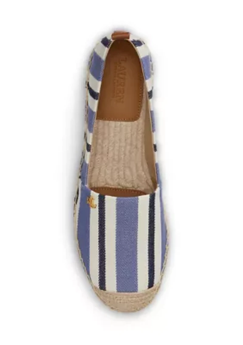 Cameryn III Striped Canvas Espadrille Shoes