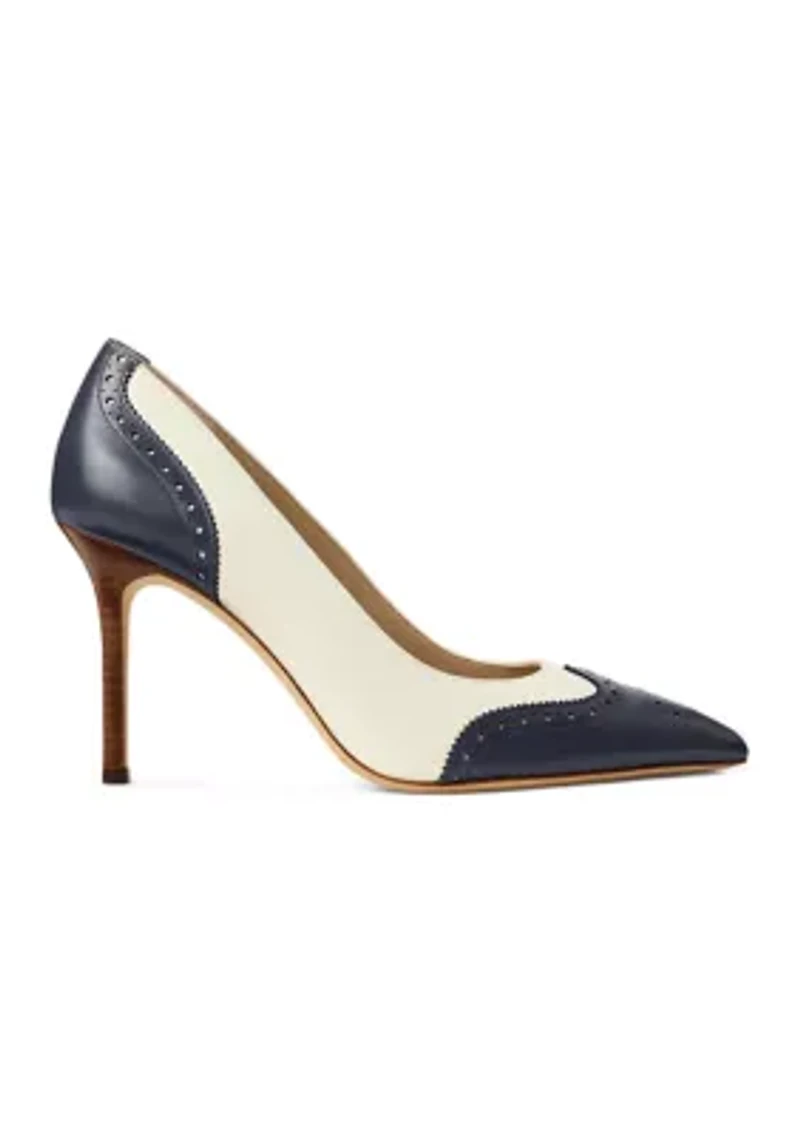 Lynden Perforated Nappa Leather Pumps