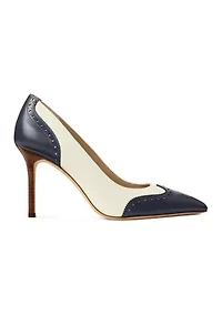 Lynden Perforated Nappa Leather Pumps