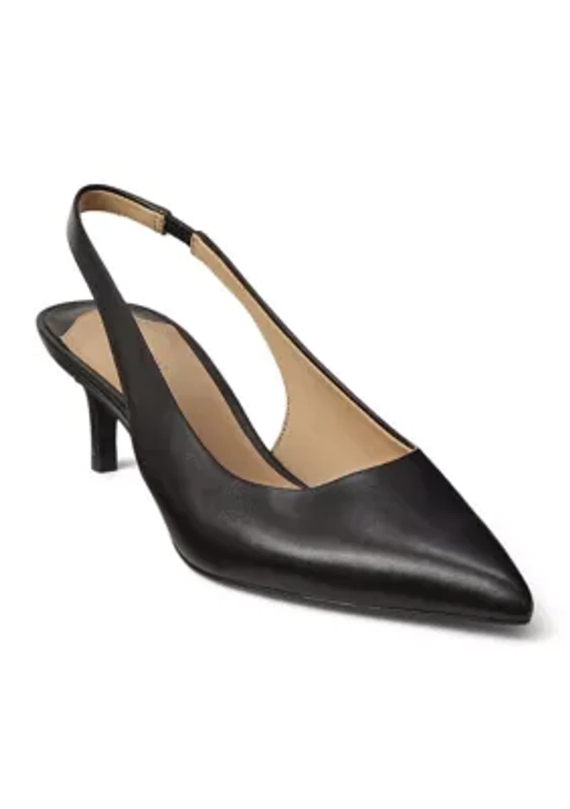 Lolah II Leather Slingback Pumps