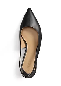 Lolah II Leather Slingback Pumps