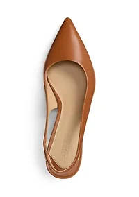 Lolah II Leather Slingback Pumps