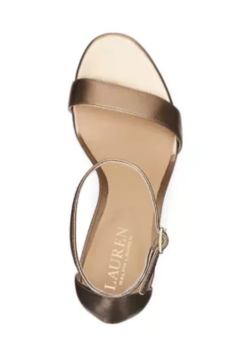 Allie Metallic Nappa Leather Sandals