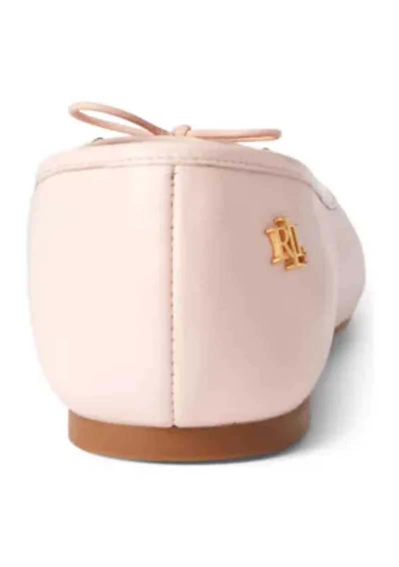 Jayna Nappa Leather Flats