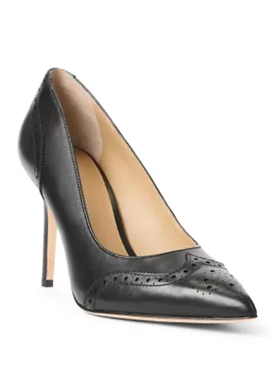 Lynden Burnished Leather Pumps