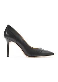 Lynden Burnished Leather Pumps