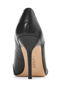 Lynden Burnished Leather Pumps
