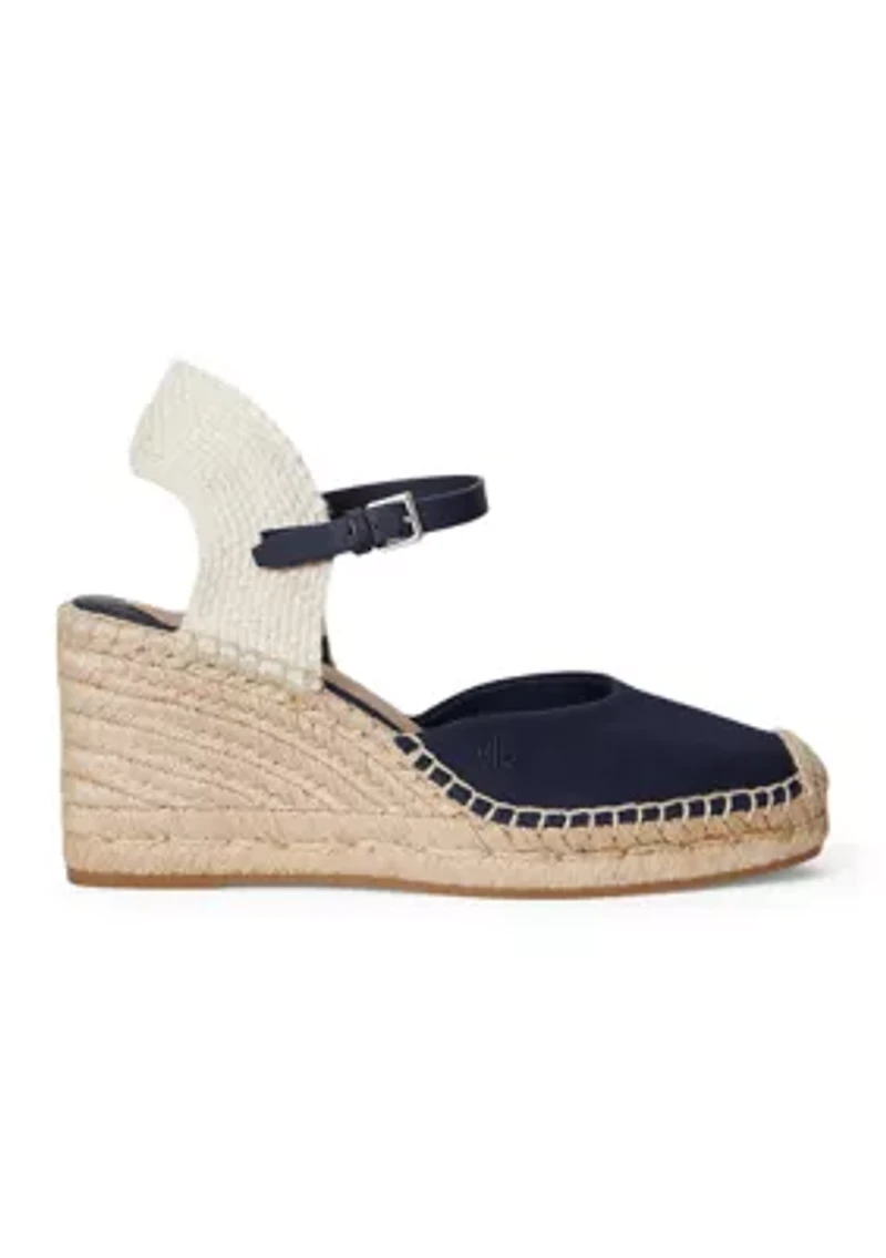 Robby Canvas and Jute Espadrille Sandals