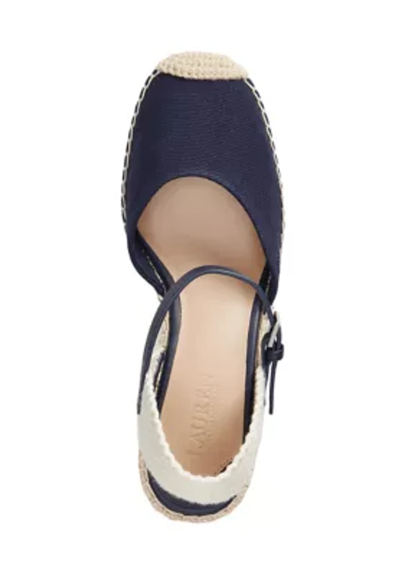 Robby Canvas and Jute Espadrille Sandals