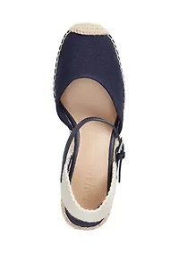 Robby Canvas and Jute Espadrille Sandals